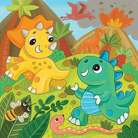 Игра Прогулки с динозавриками