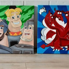 Триптих на тему Богатырей