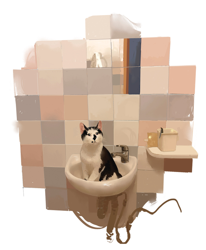 Гриша и водные процедуры