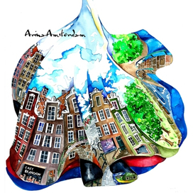 фэшн иллюстрация 14 Невеста Амстердам