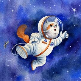 Кот Начинка в апреле