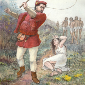 Иллюстрация для издательства "Алтей-Бук" к роману М. Твена "Янки при дворе короля Артура"