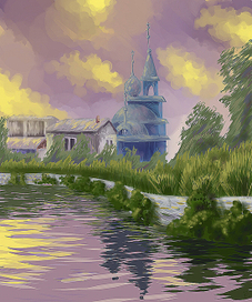 деревенская церквушка