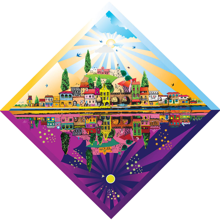 платок "День и ночь"