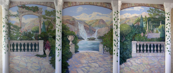 античный пейзаж