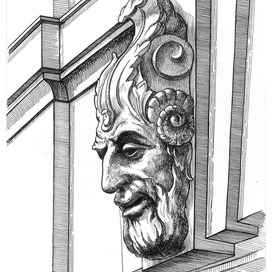 Замковый камень. Архитектурные детали