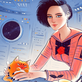 Девочка с не периками