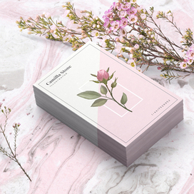 Роза. Визитка. Цифровая живопись