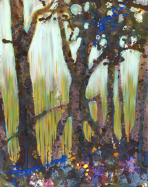 В тени деревьев