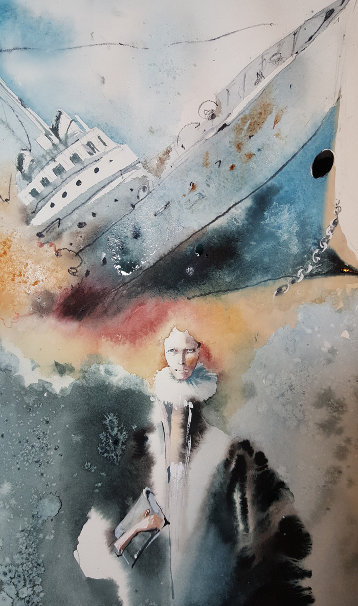 Женщины с кораблями на головах