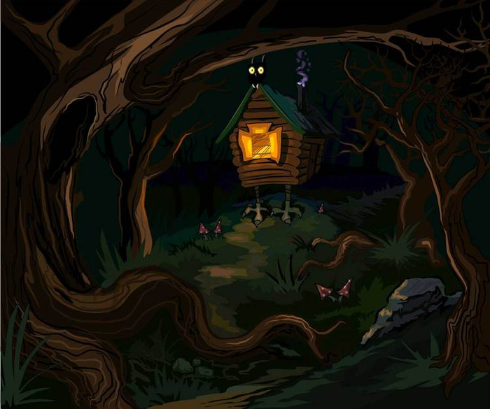 Избушка в дремучем леу