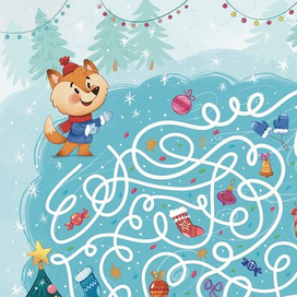 Новогодний лабиринт 