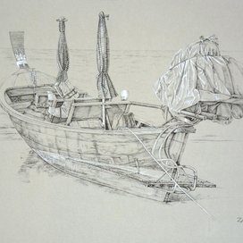 Длиннохвостая лодка. Пхукет.Утро.