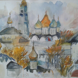 Лавра осенью.