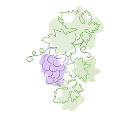 Виноград на лозе