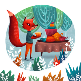 Марафон "Тайны магического леса" - Лис лесничий и баночка мёда