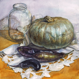 Натюрморт с тыквой