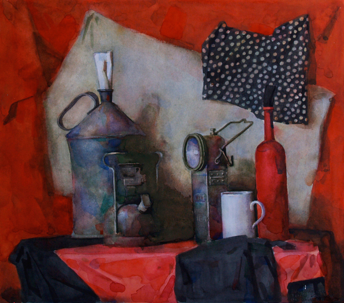 Красный натюрморт