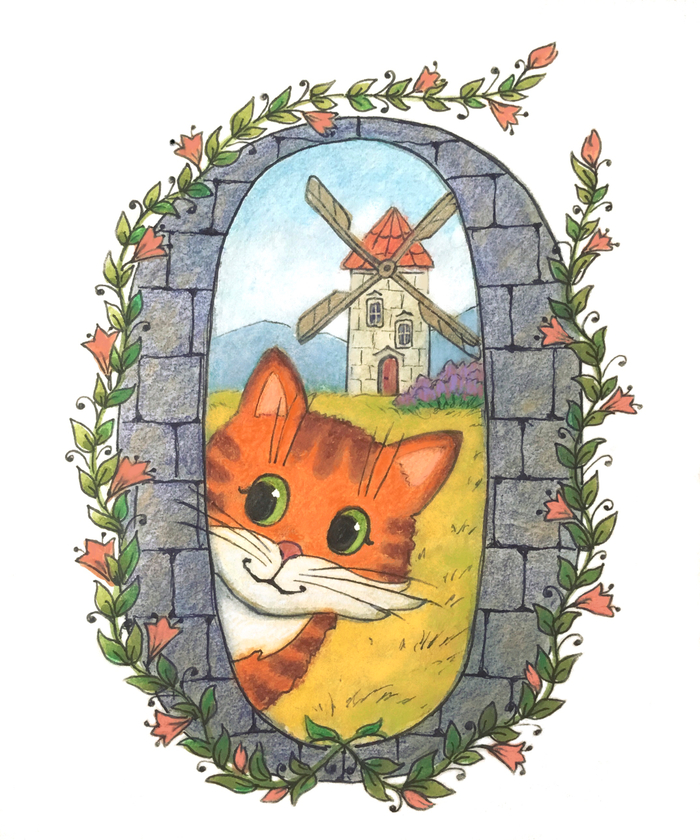 Буквица к «Коту в сапогах»