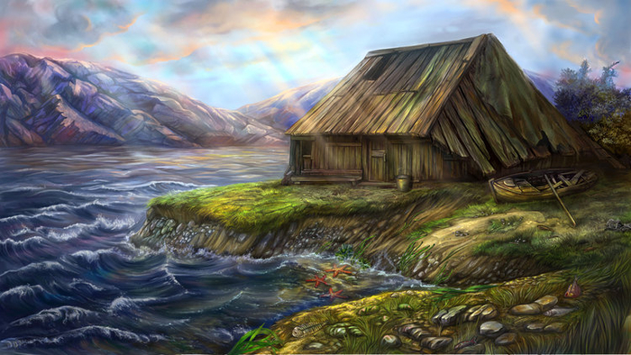 Домик рыбака