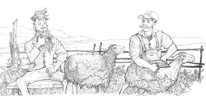 хипстер и фермер