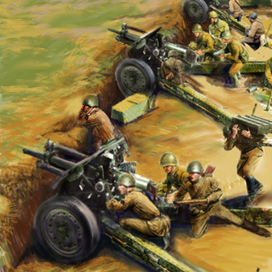 "Артиллерия", иллюстрация для военной игры