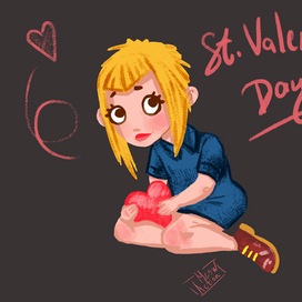 открытка к дню всех влюбленных скинхед девочка