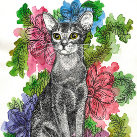 Весенний кот