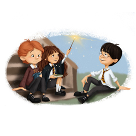 Фан-арт по мотивам Гарри Поттера