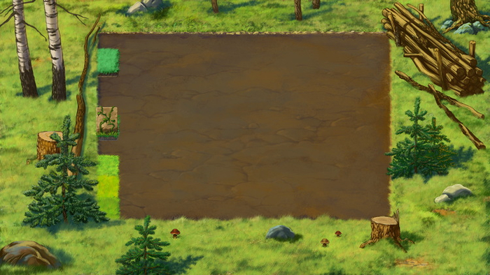 локация лес