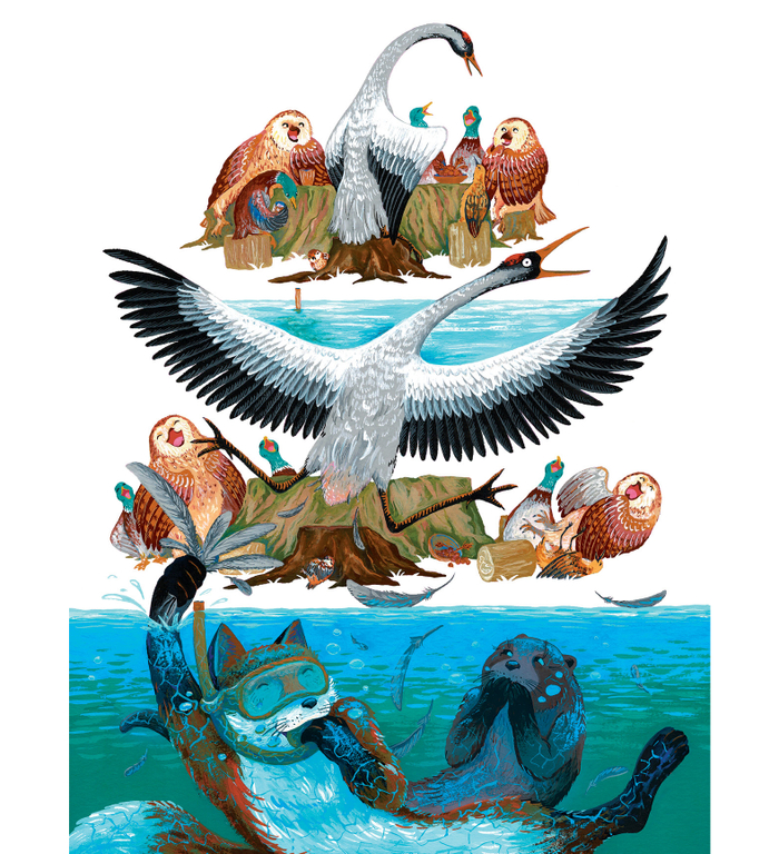 Русская народная сказка «Как лиса училась летать»