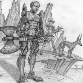 Элли и Железный дровосек