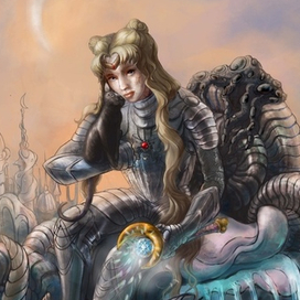 Сейлор Мун в рыцарских доспехах