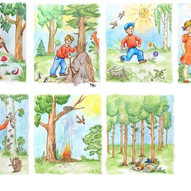 правила поведения на природе