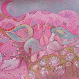 "Хризантемы под снегом"