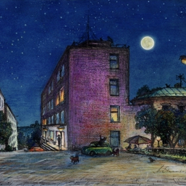 "Город. Вечер"