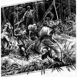 Самурай ( битва в лесу)