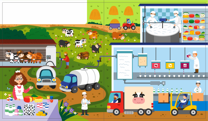 Иллюстрация для детской рабочей тетради