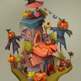 Дом к хеллоуину