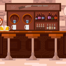 Паб в стиле вестерн