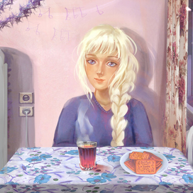 Вечер после праздников.