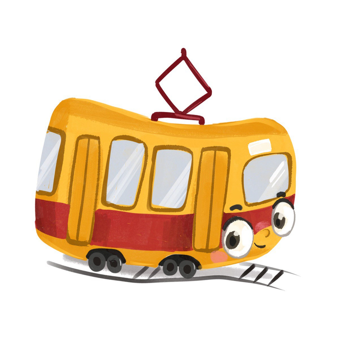 Малыш трамвай