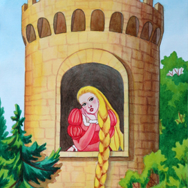 Рапунцель Иллюстрация 2