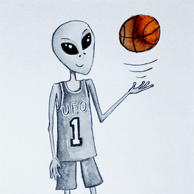 Пришелец-баскетболист