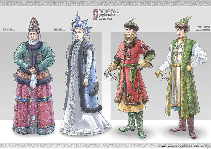 Золушка - Дизайн костюма 2