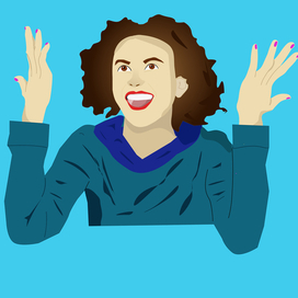 Стикер восхищение