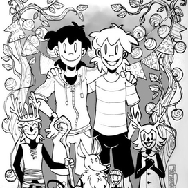 Иллюстрация к сказке "Дорога к осени"