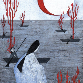 Иллюстрация к сборнику "Сказки на новый лад"