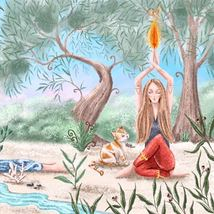 Этикетка для мыла ручной работы. Эвкалипт.