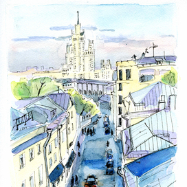 Москва. Весна. Вечер. 